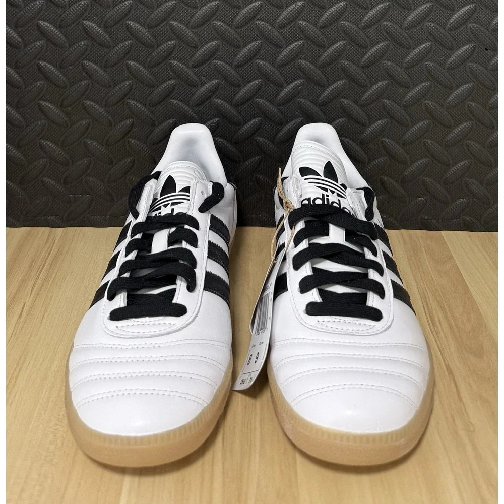 adidas Originals Samba JP Cloud White Black Gum JQ9055 Mens Size 8 Womens Size 9